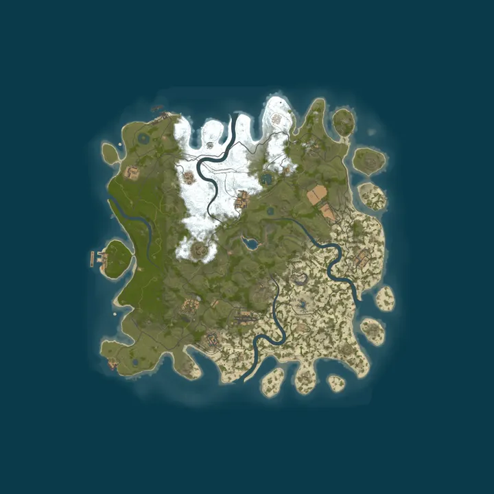 Map of [ZA]Gaming Server PVE