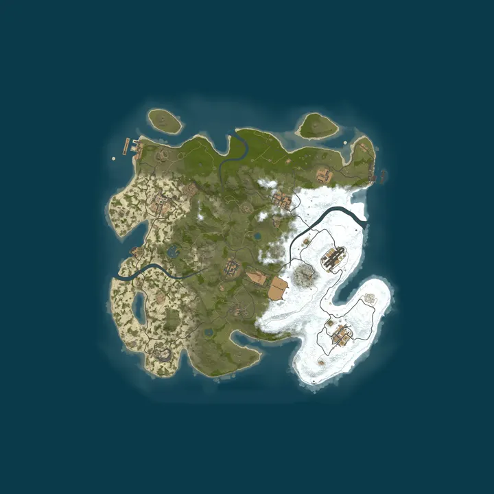 Map of [EU] RustriX [ 2x Solo/Duo/Trio ] FULLWIPE 19.10