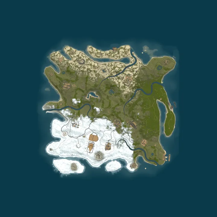 Map of Bloodline Rust Aimtrain | Modded | Daily Wipe