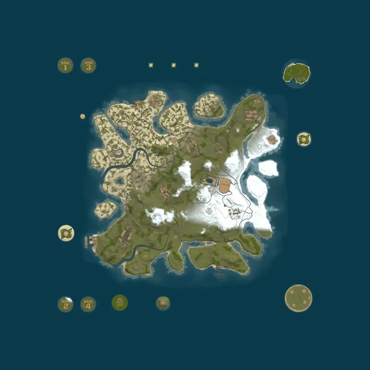 Map of RUSTALIA [LATAM] PVE | Wiped: 12d 15h