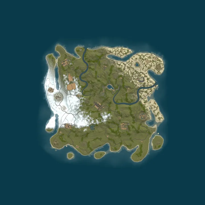 Map of RETRO RUST #3 Х5|MAX 5|LOOT+|CRAFT GLOBAL 29.10