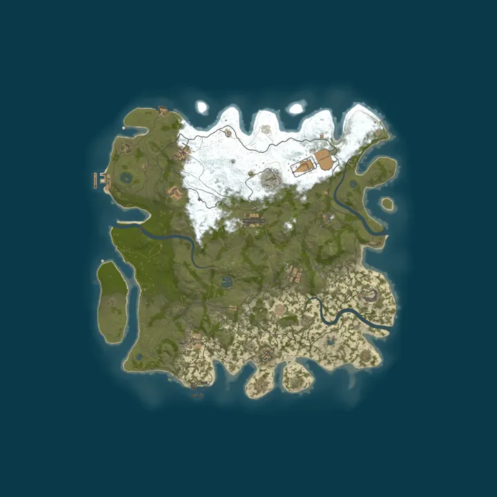 Map of РОССИЯ X2 / ДЛЯ НОВИЧКОВ / THIS IS RUST!