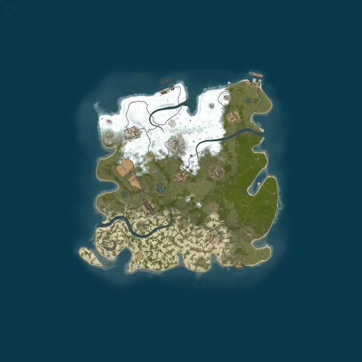 Map of [LATAM] COSTA BRAVA | SOLO/DUO | VANILLA | NOOB FRIENDLY | ESP