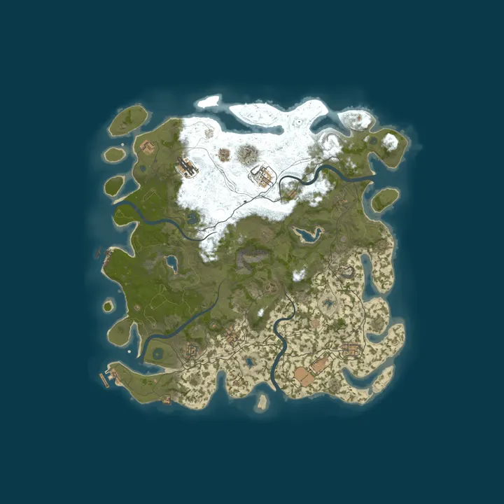 Map of RUST UNITY | X50-X100 | MAX5 | Для новичков