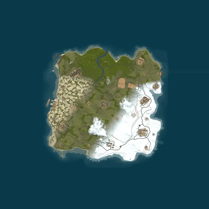 Map of WARBANDITS.GG EU 3X SOLO ONLY|Loot+|X3 JUST WIPED