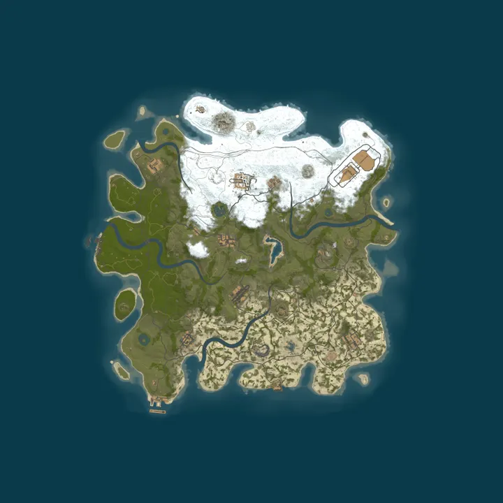 Map of Toms 2x Rust Server