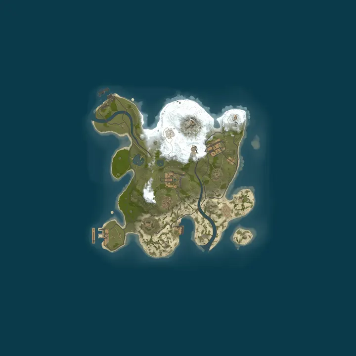 Map of Pine Hosting - Rust Server