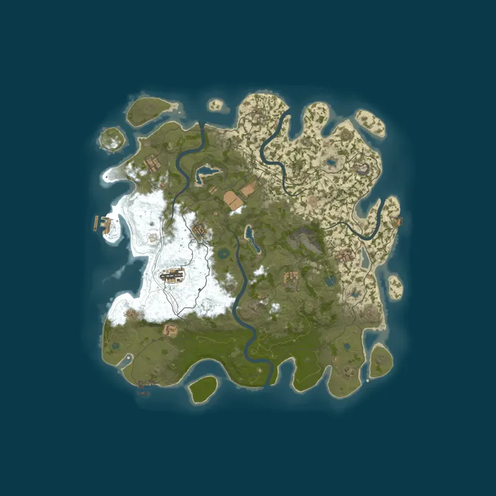 Map of [DK/EU]Crumble |PvE|CustomHeli|Skill Tree|Quests|Jetpack|Custom