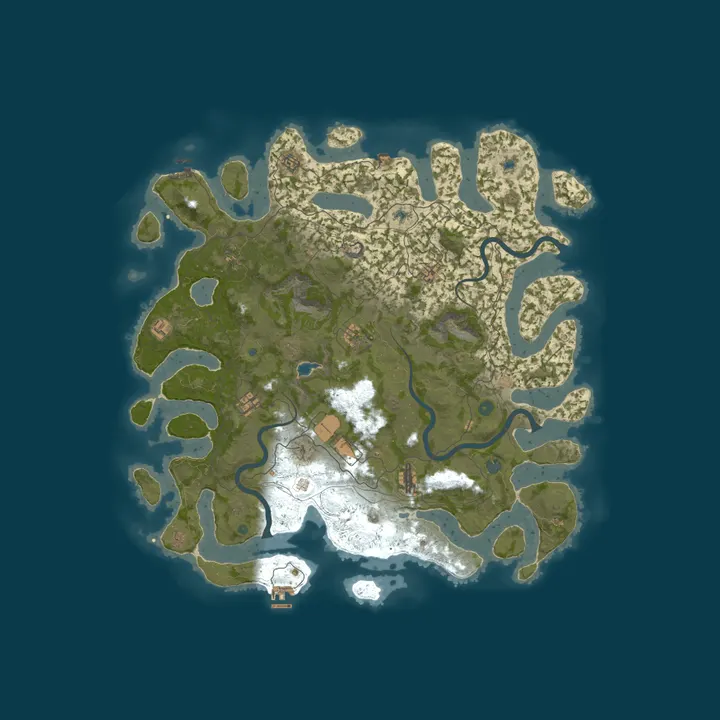 Map of Celestial Rust DUO x5 RAIDABLE BASES|TP|HOMES|KITS|+MORE