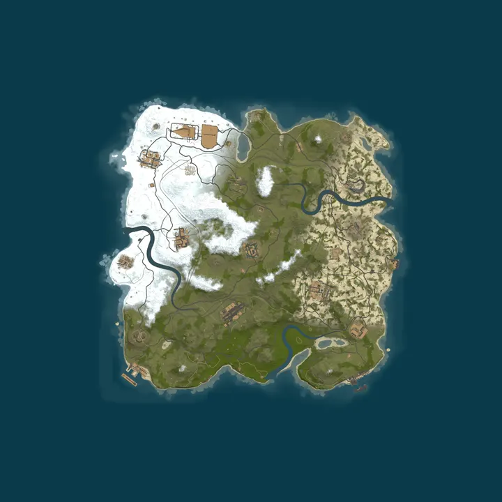 Map of MERCI RUST X2 | CLASSIC+ | WIPED 16.10