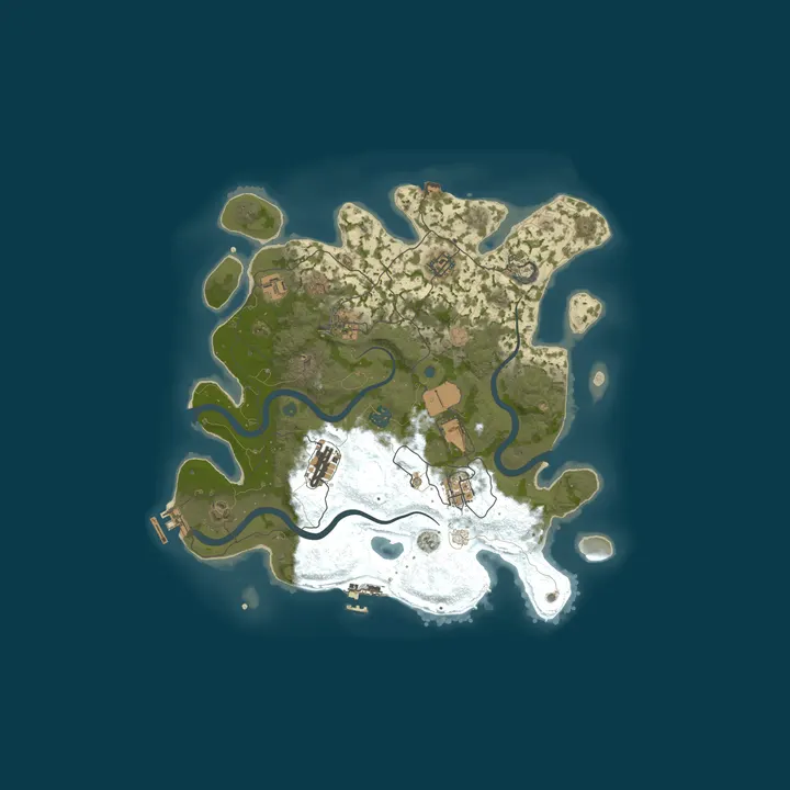 Map of US RustyScape 2x Weekly | No BP Wipes | Shared BPs | Max 8