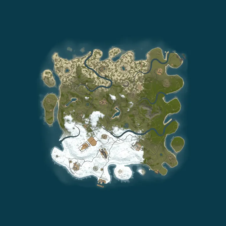 Map of Skouinar Land | TEST PvE