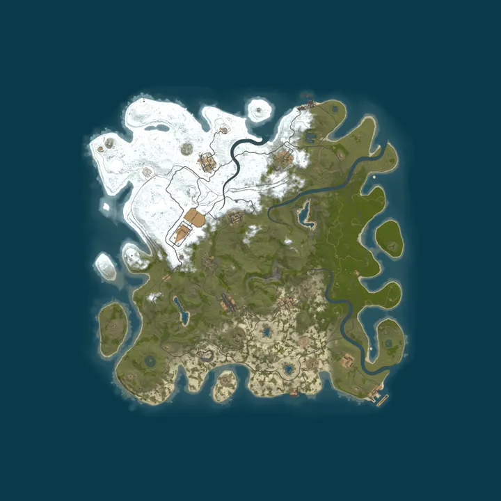 Map of RedBeardsRust.com | 5x No Limits | Noob Friendly